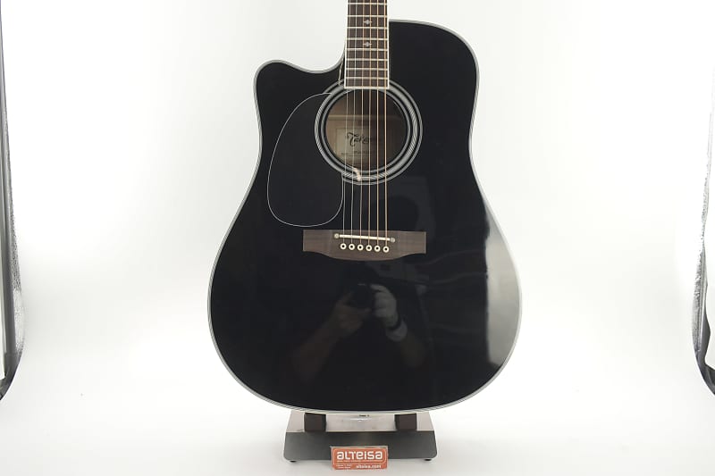 Takamine GTVEF341SC-LH Dreadnought Cutaway Electro Noire Lefty - Gloss Black image 1