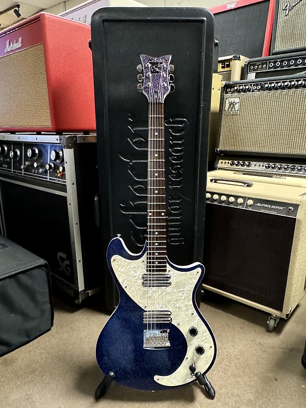 Schecter TSH-1 2005 - Blue Sparkle | Reverb