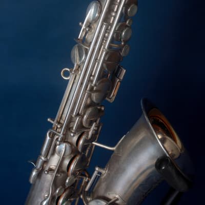 Buescher True Tone Alto Saxophone 1924 - Silver / Great Opportunity image 4