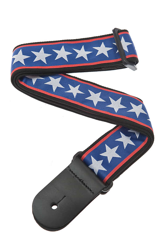 Planet Waves Woven Guitar Strap, Stars & Stripes image 1