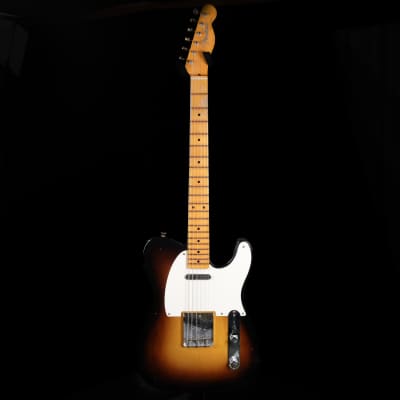 Fender Custom 1957 Telecaster Journeyman Relic Electric Guitar, 1-Piece Quartersawn Maple Neck - Wide-Fade 2-Color Sunburst image 2