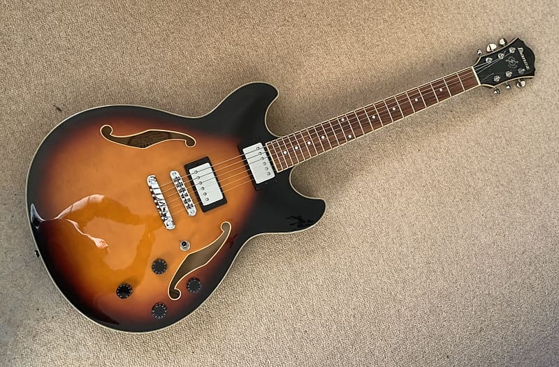 Ibanez AS73 SemiHollow Electric Guitar Reverb