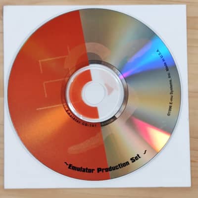 E-MU EOS Emulator Production Set CD-ROM 101, EOS