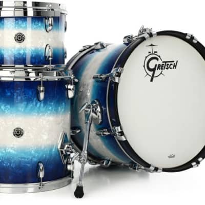 Gretsch Drums Brooklyn GB-J483 3-piece Shell Pack - Blue Burst Pearl