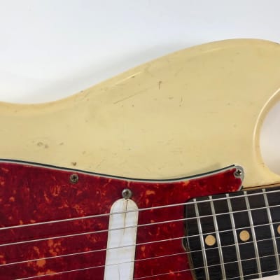Fender Musicmaster with Rosewood Fretboard 1963 Olympic White image 11