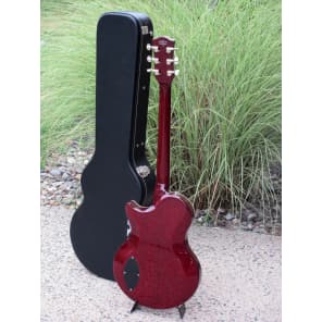 Vox Virage - Deep Cherry VGSCDC Semi-Hollow Electric Guitar with Hard Shell Case image 6