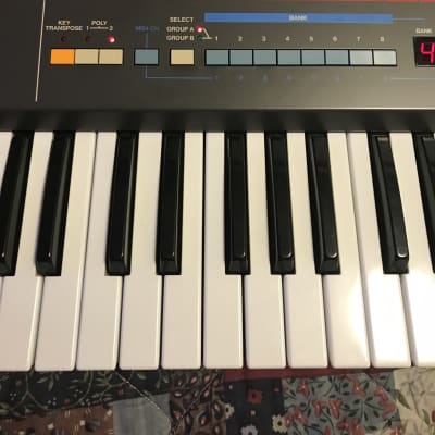 Roland Juno-106 61-Key Programmable Polyphonic Synthesizer 1984 - 1985 - Black image 7