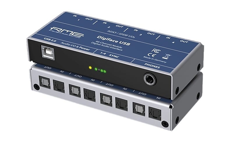 RME Digiface USB 66-Channel, 192 kHz, USB Audio Interface with 8 Channels Via 4 SPDIF or ADAT and DigiCheck Technology image 1