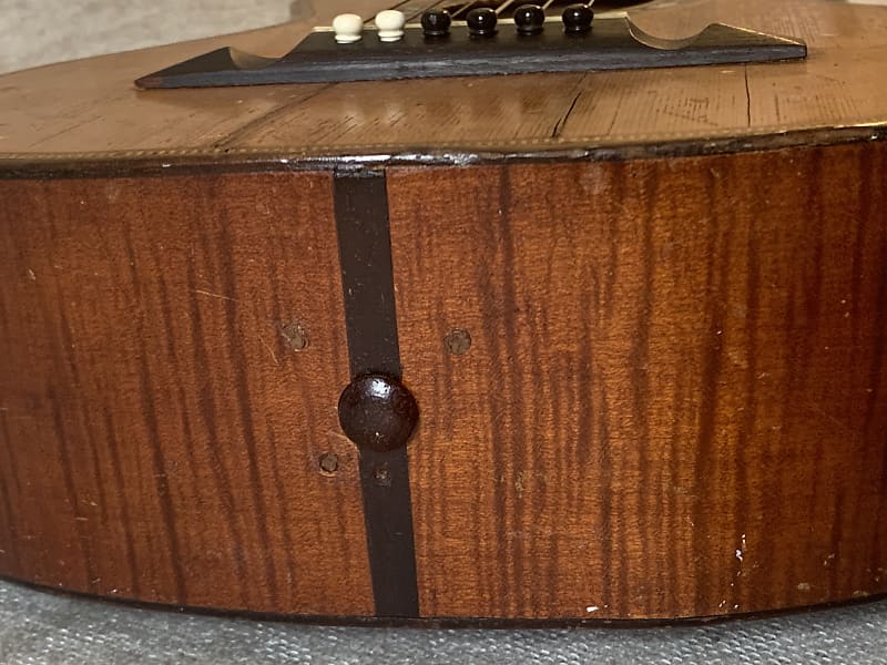 Circa 1930 Folklore Style Inlaid Card Box - Antiques Resources, Chicago