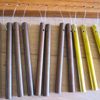Spectrasound 35-Hollow Brass Tube Wind Chimes, Bar Chimes