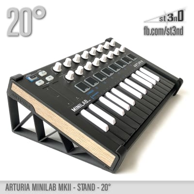 ARTURIA MINILAB MKII STAND - 20 degrees - 3D printed- 100% Buyers Satisfaction
