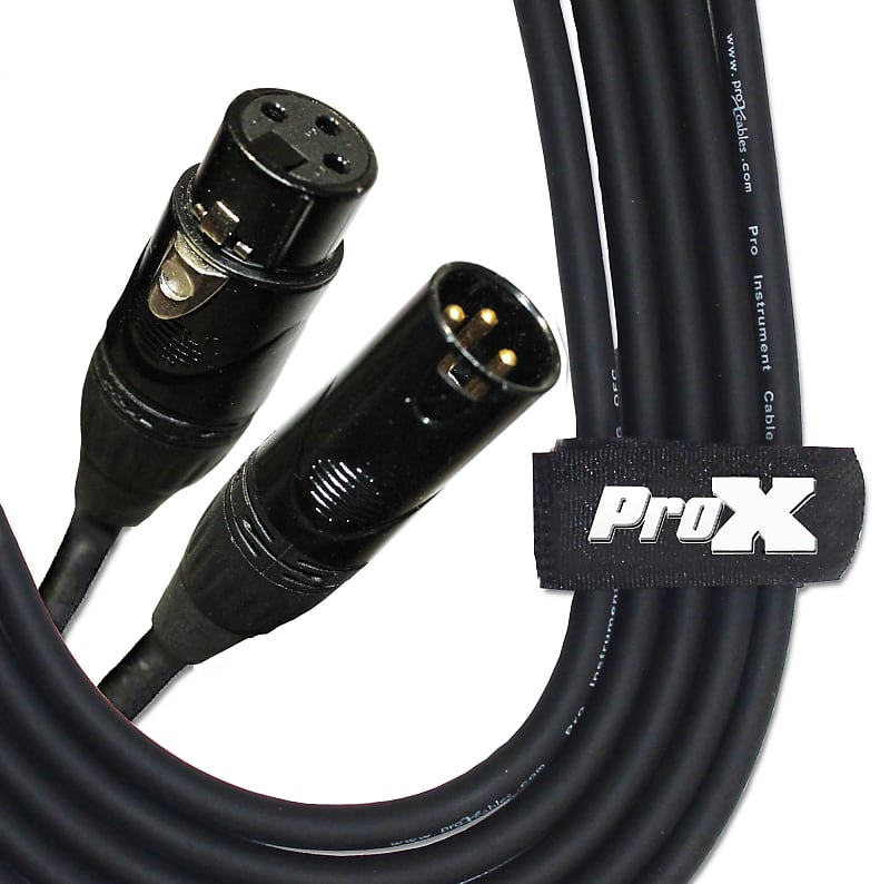 ProX XC-MIC50 XLR-F to XLR-M Mic Cable - 50 ft image 1