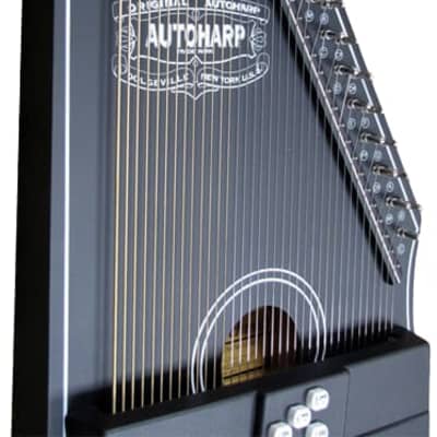 Oscar Schmidt OS73C 21 Chord Acoustic Auto Harp Black image 4