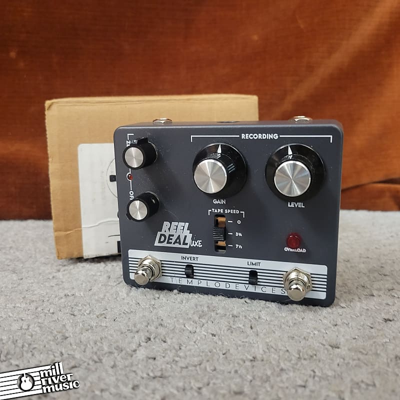 Templodevices Reel Dealuxe Tape Preamp Effects Pedal Used