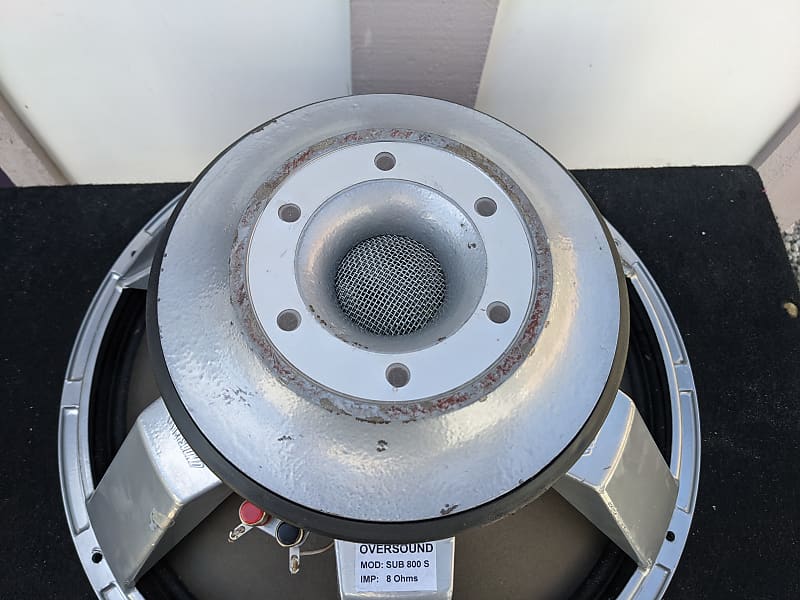 Oversound ST-800 15インチウーファー 2発 Alto Falante Oversound Woofer 18 Sub 800 St 800w Rms 4 Ohms