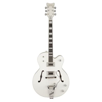 Gretsch G7593T Billy Duffy Signature Falcon 6-String Hollow Body Electric Guitar - Right-Handed (White Lacquer) Bundle with Gretsch Jim Dandy Parlor Acoustic Guitar (Frontier Satin) image 2