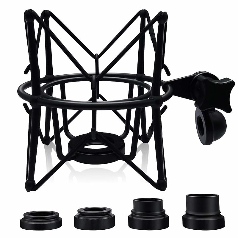 Microphone Shock Mount Mic Holder Anti Vibration Spider Reverb