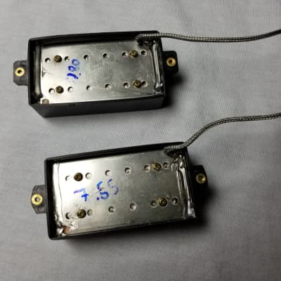 Gibson 490R / 490T Humbuckers with Black Covers | Reverb