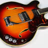 Vintage 1971 Mosrite Celebrity 1 Guitar Sunburst Mosaic Paisley Headstock 41542
