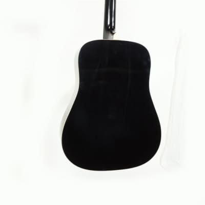 Jay Turser JJ45-BK JJ-45 Series Dreadnought Mahogany Neck 6-String Acoustic Guitar - Black image 3
