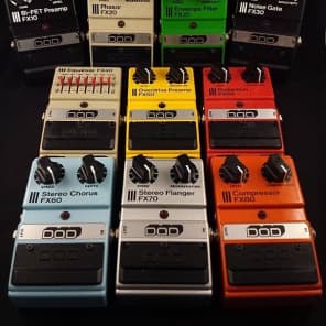 DOD FX-Series originele 10 pedalen (begin 80) | Reverb