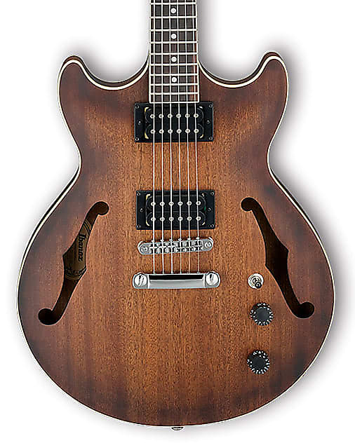 Ibanez AM53 Artcore Hollow Body Electric Guitar - Tobacco Flat image 1