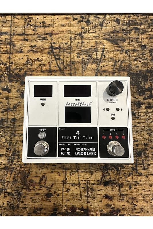 FREE THE TONE EQ PA-1GG - Programmable Analog 10 Bands | Reverb