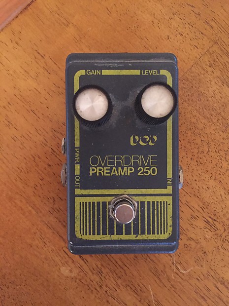 DOD Overdrive Preamp 250 Guitar Effect Pedal - 1990s Reissue
