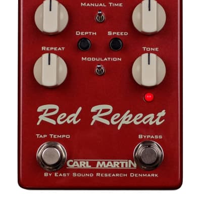 Carl Martin Red Repeat V2 Delay 2010s - Red for sale