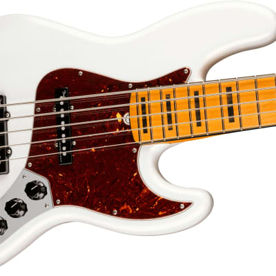 FENDER - American Ultra Jazz Bass V  Maple Fingerboard  Arctic Pearl - 0199032781 image 4