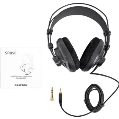 New - Samson SR850 Professional Semi-open Studio Reference Monitoring Headphones image 7