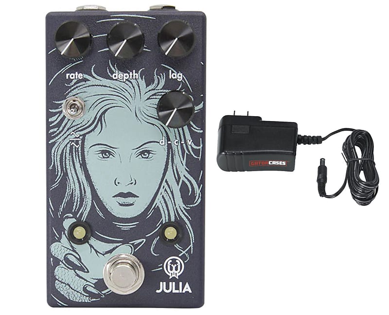 Walrus Audio Julia Analog Chorus/Vibrato V2 + Gator 9V Power Supply Combo image 1