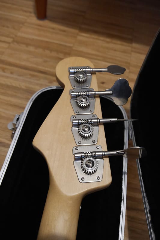 K-Garage Jazz Bass Dark Blue + Case | Reverb