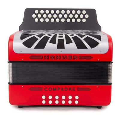 Compadre EAD Accordion (Red) with Gig Bag image 2