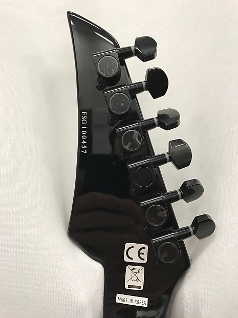 Fernandes Vortex Deluxe Limited Electric Guitar - Black with Fernandes Vortex Deluxe Limited Electric Guitar - Black with