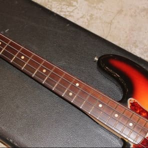 Left Handed Fender  Precision Bass 1965 Sunburst image 10