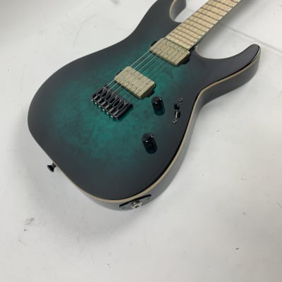 ESP E-II M-II NT HS Black Turquoise Burst Electric Guitar + Hard Case MII MIJ image 6
