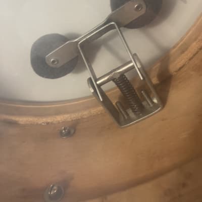 Rikki Rocket's Poison, Slingerland 5x14" Radio King Snare Drum 1951 - Marine Pearl image 24