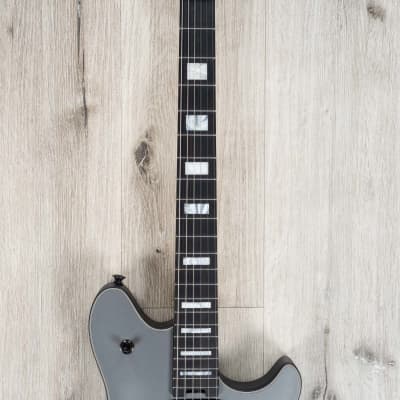 EVH Wolfgang USA Guitar, Ebony Fretboard, Stealth Gray image 4