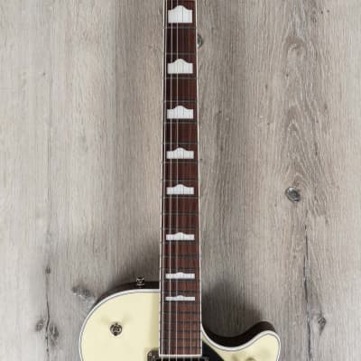 Gretsch G6128T Players Edition Jet DS Guitar, Bigsby, Rosewood, Lotus Ivory image 4