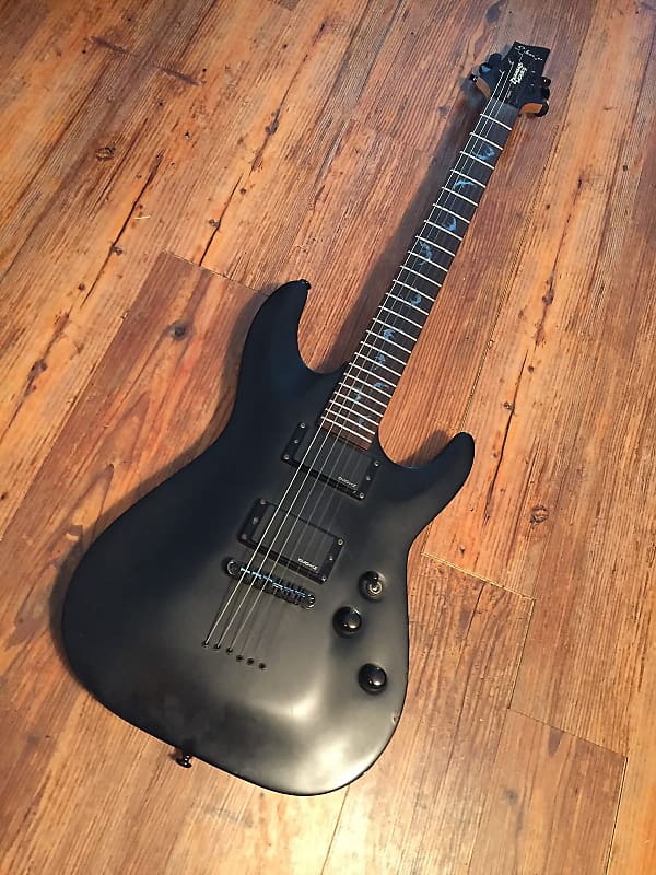 Schecter Diamond Series Damien 6 Black | Reverb