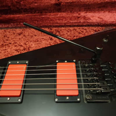 RARE Esp Custom Shop 80's Randy Rhoads Custom Flying V Alexi Laiho EMG Jackson Reverse Headstock image 6