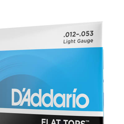 D'Addario EFT16 Flat Tops Light Acoustic Guitar Strings (12-53) image 11