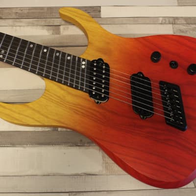 SALE! Ormsby Custom Shop Factory Standard H2 Hypemachine 7 - Red / Yellow Fade image 3