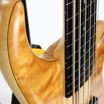 1999 Pedulla USA Thunderbolt 6-String Fretless Electric Bass Guitar | AAA Quilt Maple Body, Ebony Fingerboard, Bartolini Pickups! image 17