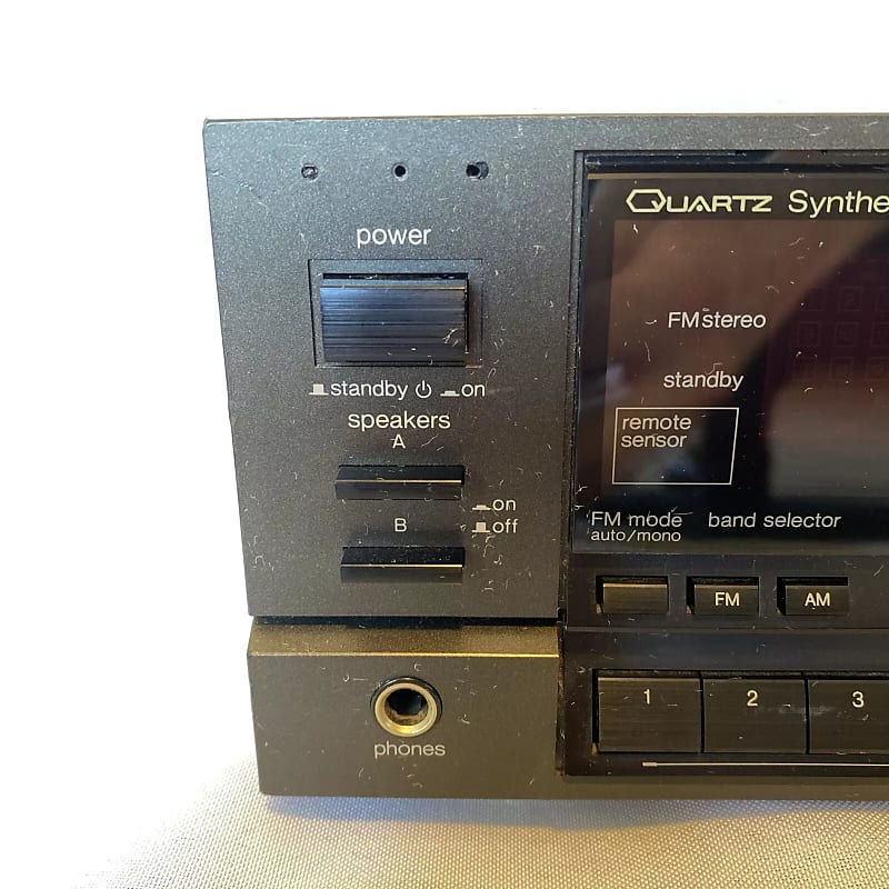 Technics SA-R377 AM/FM Stereo Receiver - Black - Made in Technics SA-R377 AM/FM Stereo Receiver - Black - Made in