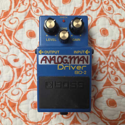 Analogman Boss BD-2 Blues Driver with Mod | Reverb