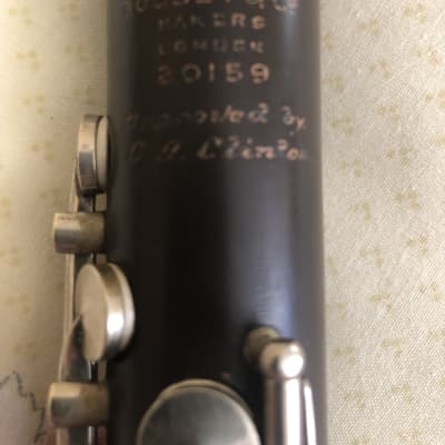 Boosey & Co Clinton Bb clarinet 1910s image 2
