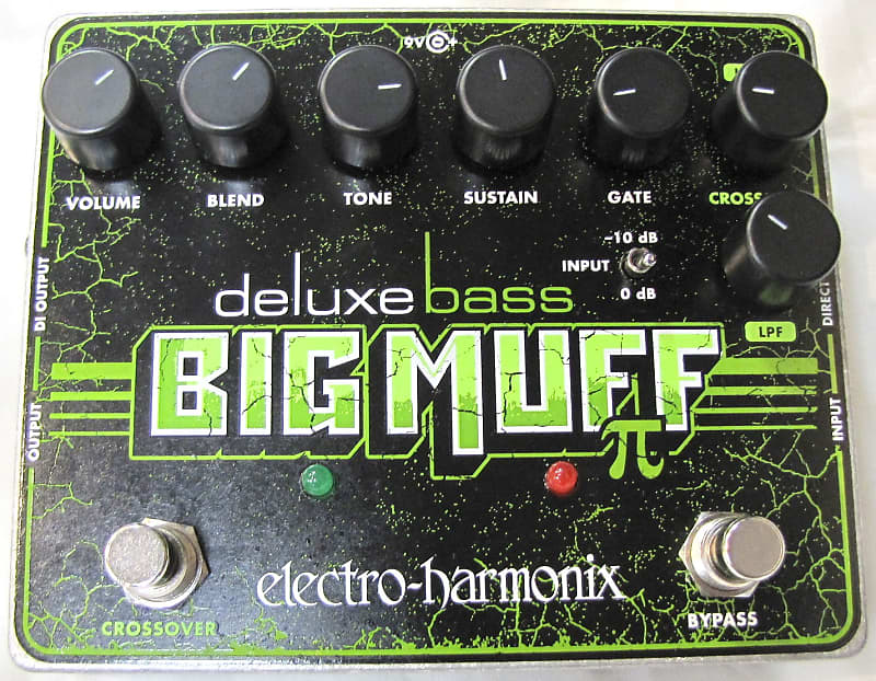 Used Electro-Harmonix EHX Deluxe Bass Big Muff Pi Fuzz Guitar Effects Pedal image 1
