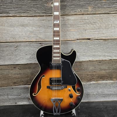 Ibanez AG75 BS Artcore Hollow Body Electric Guitar with Case